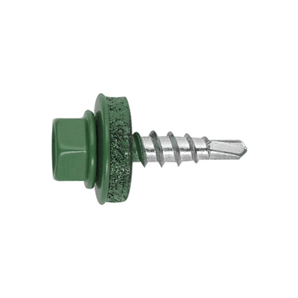 FS 6005 [CP] Tornillo cubierta metal madera. RAL 6005. Verde musgo